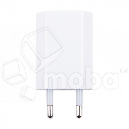 Сетевое зарядное устройство USB для iPhone "Призма" (5W) (тех.упак.) Белый - Китай