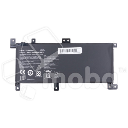 Аккумуляторная батарея для ноутбука Asus X556UA (C21N1509) 5000 mAh