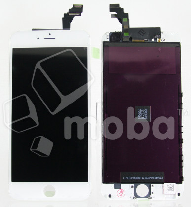 Дисплей для iPhone 6 Plus в сборе с тачскрином Белый - Оптима