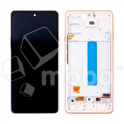 Дисплей для Samsung Galaxy A53 5G (A536B) модуль с рамкой Оранжевый - (OLED) (Full Size)