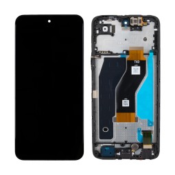 Дисплей для Tecno Spark 40C (KM4k) модуль с рамкой Черный - OR (HD+, 300 Кд/м², 120 Гц)