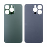 Задняя крышка для iPhone 13 Pro (A2640) Зеленый (стекло, широкий вырез под камеру, логотип)