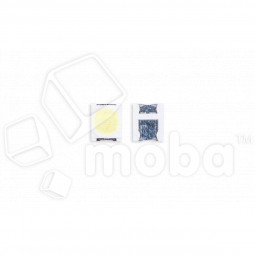 Светодиод для ремонта LED подсветки SMD 2835 3V 1W Холодный Белый (комплект 50 шт.)