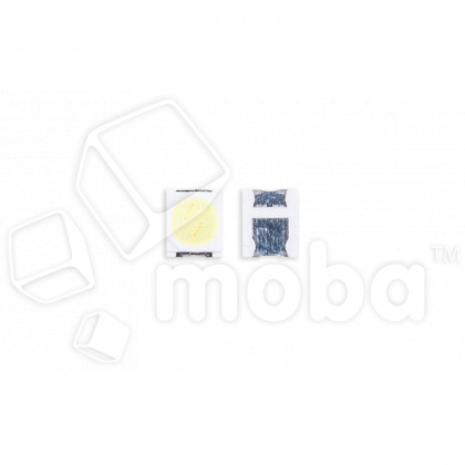 Светодиод для ремонта LED подсветки SMD 2835 3V 1W Холодный Белый (комплект 50 шт.)