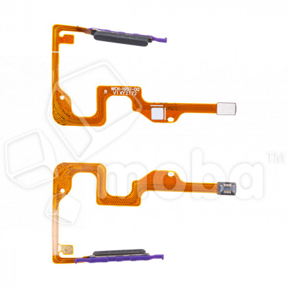 Шлейф для Huawei Honor X6 (VNE-LX1) сканер отпечатка пальцев Черный