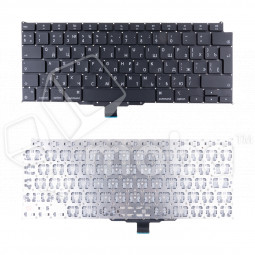 Клавиатура для ноутбука MacBook Air M1 13" A2337 (2020, Г-образный Enter RU) Черный