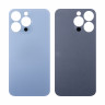 Задняя крышка для iPhone 13 Pro (A2640) Голубой (стекло, широкий вырез под камеру, логотип)