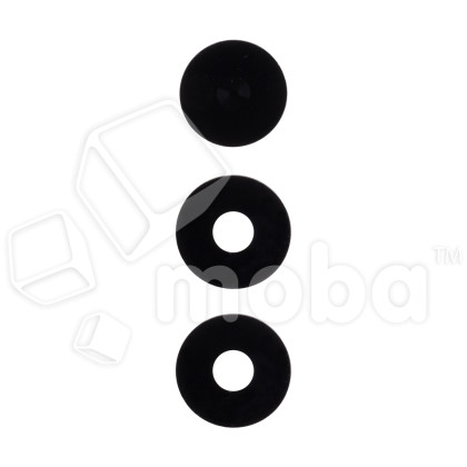 Стекло камеры для Realme C71/P3 Lite 4G (RMX5303/RMX5300) (комплект 3 шт.) Черный