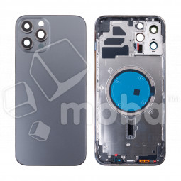 Корпус для iPhone 12 Pro Max (1 Sim) Серый - Премиум