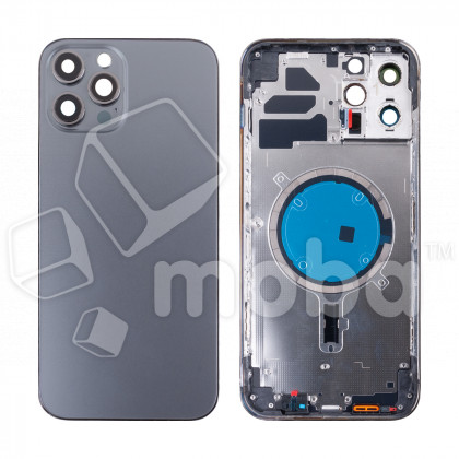 Корпус для iPhone 12 Pro Max (1 Sim) Серый - Премиум