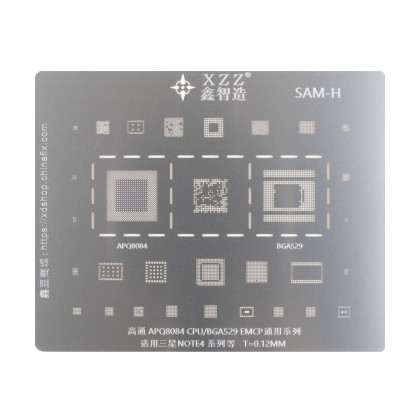 BGA трафарет XZZ EMCP/EMMC 153/162/169/186/221/254