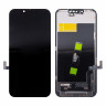 Дисплей для iPhone 13 (A2635) в сборе с тачскрином Черный - (Soft OLED) (площадка под IC)