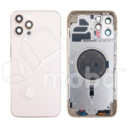 Корпус для iPhone 12 Pro Max (1 Sim) Золото - Премиум