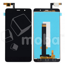 Дисплей для Xiaomi Redmi Note 3/3 Pro (2015116) в сборе с тачскрином Черный - Оптима