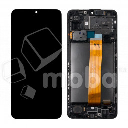 Дисплей для Samsung Galaxy M12 (M127F) модуль с рамкой Черный - OR (SP)