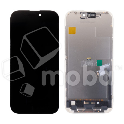 Дисплей для iPhone 16 Pro (A3293) в сборе с тачскрином Черный - DD (Hard OLED, HD+) (площадка под IC)