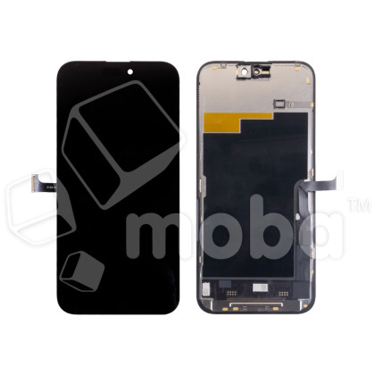 Дисплей для iPhone 15 Pro Max (A3106) в сборе с тачскрином Черный - (In-Cell, Full HD, 120 Гц) (с верификацией = с привязкой без ошибки)