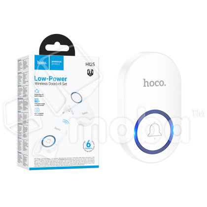 Беспроводной дверной звонок Hoco HI25 Белый