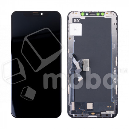 Дисплей для iPhone Xs в сборе с тачскрином Черный GX (площадка под IC)