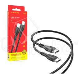 Кабель Type-C - Type-C Borofone BX51 (5A, 60W, PD) Черный