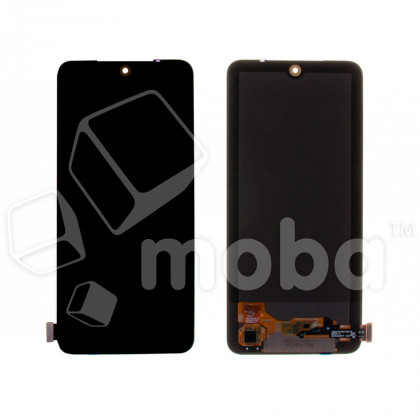 Дисплей для Xiaomi Redmi Note 10/10S/Poco M5s (M2101K7AG/M2101K7BNY/M2102K7AG/2207117BPG) в сборе с тачскрином Черный - (OLED)