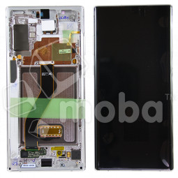 Дисплей для Samsung Galaxy Note 10+ (N975F) модуль с рамкой Белый - OR (SP)