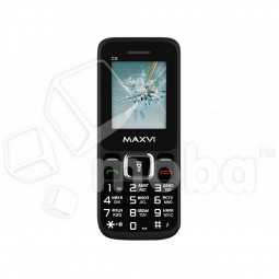 Мобильный телефон Maxvi C3i (без ЗУ в комплекте, 2SIM, FM, MicroSD, фонарик, диктофон) Черный