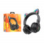 Беспроводные наушники Bluetooth Borofone BO18 Cat Ear (накладные, кошачьи ушки) Черный