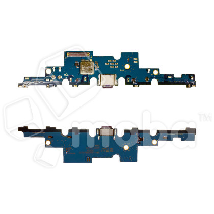 Шлейф для Samsung Galaxy Tab S8 Ultra 14.6" (X900/X900N/X906B) плата системный разъем/микрофон - Премиум