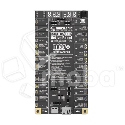 Плата активации и зарядки АКБ Mechanic BA27+ для iPhone (6-16 Pro Max) + Android
