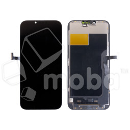 Дисплей для iPhone 13 Pro Max (A2645) в сборе с тачскрином Черный - (In-Cell, Full HD, 120 Гц) (с верификацией = с привязкой без ошибки)