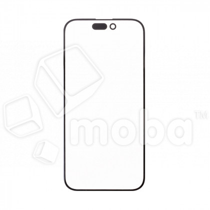 Стекло для переклейки iPhone 15 в сборе с OCA пленкой Черный - OR (Feaglet)