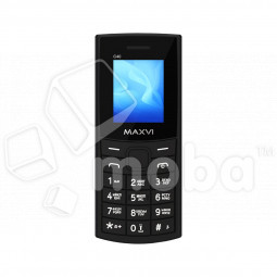 Мобильный телефон Maxvi C40 (2SIM, FM, MicroSD, фонарик, камера) Черный