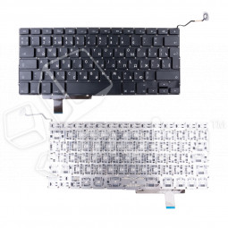 Клавиатура для ноутбука MacBook Pro 17" A1297 (2009-2011, Г-образный Enter RU) Черный