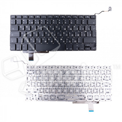 Клавиатура для ноутбука MacBook Pro 17" A1297 (2009-2011, Г-образный Enter RU) Черный