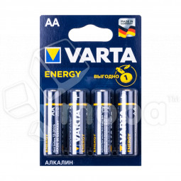 Батарейка AA LR6 Varta ENERGY 1.5V (4 шт. в блистере)
