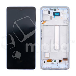 Дисплей для Samsung Galaxy A53 5G (A536B) модуль с рамкой Голубой - (OLED) (Small Size)