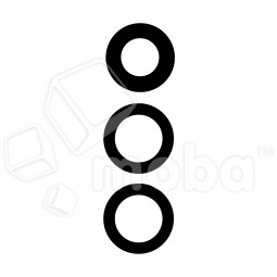 Стекло камеры для Samsung Galaxy A16 4G/5G (A165F/A166B) (комплект 3 шт.) Черный