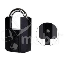 Smart замок GS 141 с отпечатком пальца (навесной) Черный