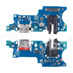 Шлейф для Samsung Galaxy A07 (A075F) плата системный разъем/разъем гарнитуры/микрофон - Премиум