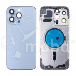 Корпус для iPhone 13 Pro (1 Sim) Голубой - Премиум
