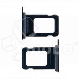 Держатель SIM для iPhone 14 Pro/14 Pro Max (1 Sim) Черный