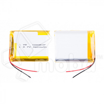 Аккумулятор универсальный 104050p 3,7v Li-Pol 3000 mAh (10*40*50 mm)