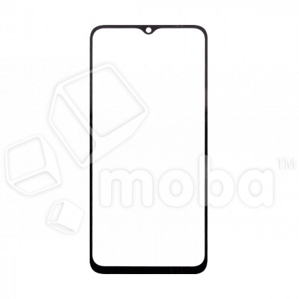 Стекло для переклейки Huawei Honor X6a (5109ATKH/WDY-LX1) в сборе с OCA пленкой Черный - OR (Mitsubishi)