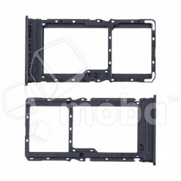 Держатель SIM для Xiaomi Poco M6 4G (2404APC5FG) Черный
