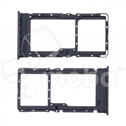 Держатель SIM для Xiaomi Poco M6 4G (2404APC5FG) Черный