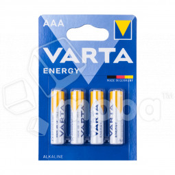 Батарейка AAA LR03 Varta ENERGY 1.5V (4 шт. в блистере)