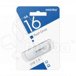 USB-флеш (USB 2.0) 16GB Smartbuy Scout Белый