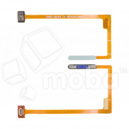 Шлейф для Realme C67 4G (RMX3890) сканер отпечатка пальцев Зеленый