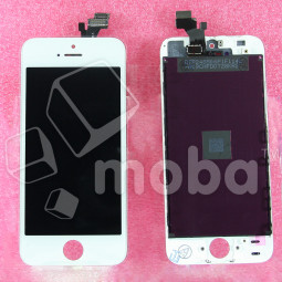 Дисплей для iPhone 5 в сборе с тачскрином Белый - Оптима
